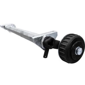 Essieu freiné AL-KO COMPACT pour remorque / dépanneuse 1500kg 1900mm 2350mm 5X112