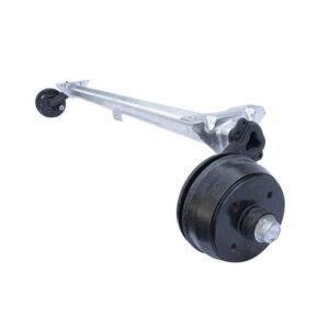 Essieu freiné AL-KO COMPACT pour remorque / dépanneuse 750kg 1400mm 1840mm 4x100