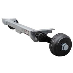 Essieu freiné KNOTT VGB13 pour remorque / dépanneuse 1350kg 1200mm 1570mm 5x112