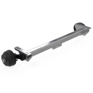 Essieu freiné KNOTT VGB15 pour remorque / dépanneuse 1500kg 1850mm 2300mm 5x112