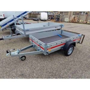 Remorque bagagère basculante simple essieu Temared Prakti Alu 2312