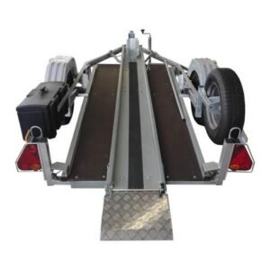 Remorque porte moto KXL 165 avec rail large (PTC 500kg)