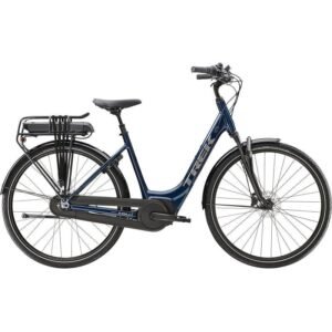 Trek District+ 2 Lowstep 300 Wh Bleu