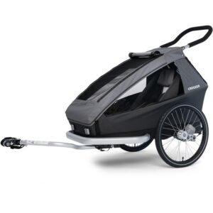 Croozer Remorque Vélo Enfants - Kid Keeke 1 - mountain grey