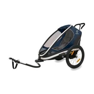 Hamax Outback One Remorque Vélo pour 1 Enfant - navy white